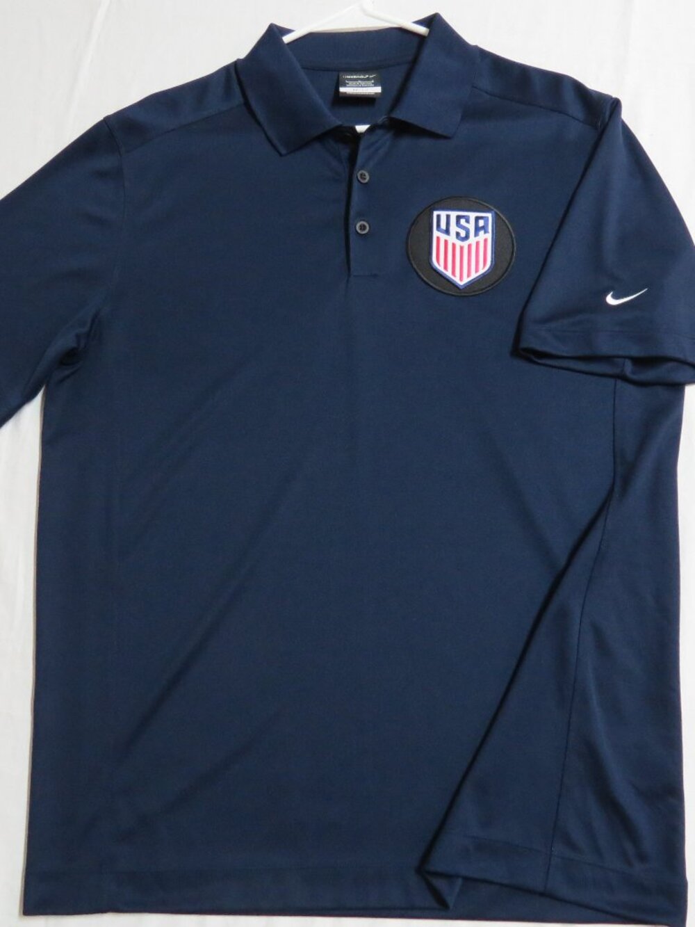 M-3XL USA Navy Blue Nike Dri-Fit Men's #23V Golf Polo Shirt